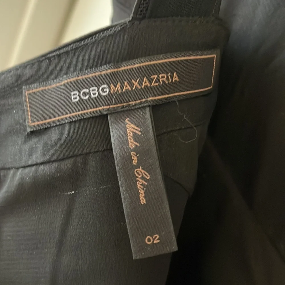 BCBG MAXAZRIA Full Length Black Gown - Picture 6 of 9